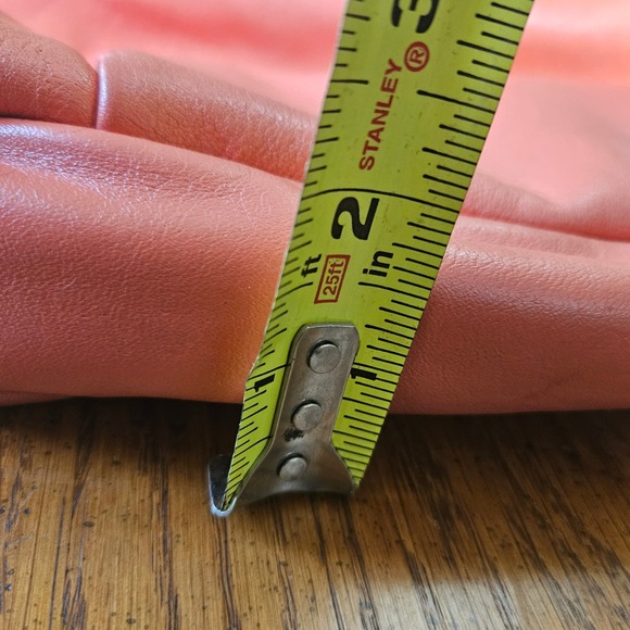 Coach Leather Satchel Shoulder Bag Purse Coral Top Zip D1371 F23684 - Picture 9 of 11